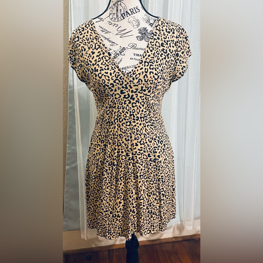 Leopard print dress 🐆